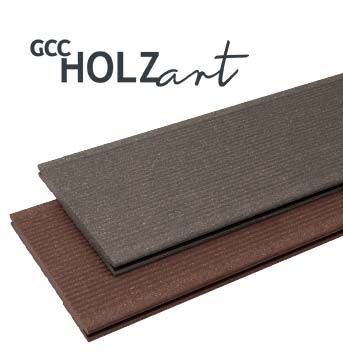 GCC HOLZart Logo et deux planchers